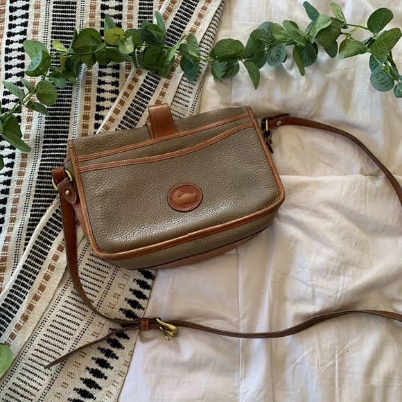 Dooney and bourke gray crossbody Clearance
